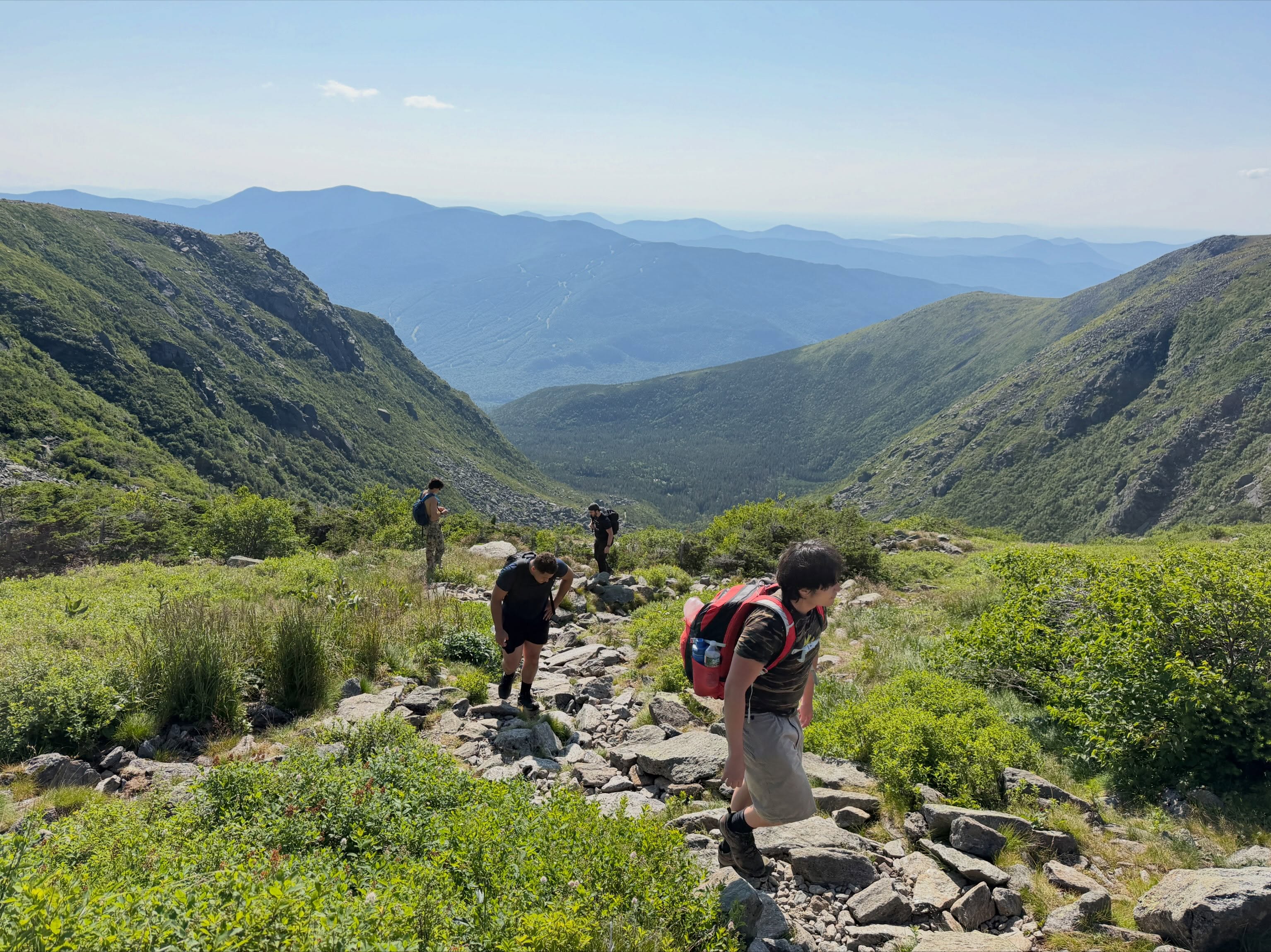Sam with two hikers from New Jersey